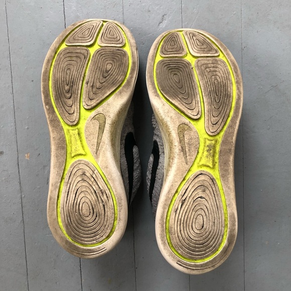 Nike Lunarlon Running Shoes 13 Grey Black - Picture 3 of 5